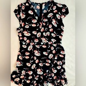 GW - JCrew Mercantile Floral Wrap Dress - zip closure size 12